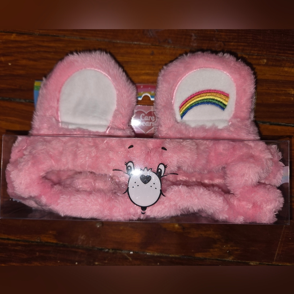 Care Bears Fuzzy Pink Spa Headband